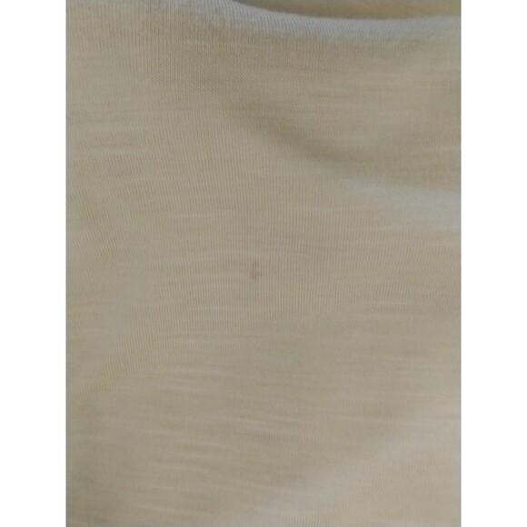 SO Top Women's M Short Sleeve V-Neck Baby Doll Flounce Ruffle Yellow Stretchy - Picture 6 of 7